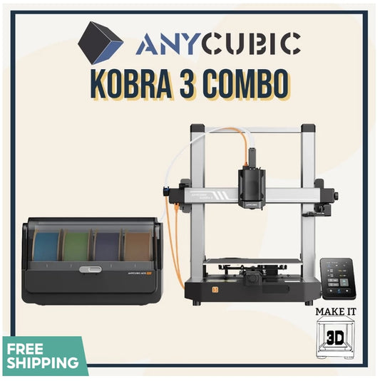 Anycubic Kobra 3 Combo: Multicolor FDM 3D Printer