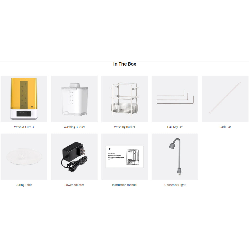 ANYCUBIC Wash and Cure Station and Plus  (Compatible with Elegoo, Creality, Phrozen, and others)