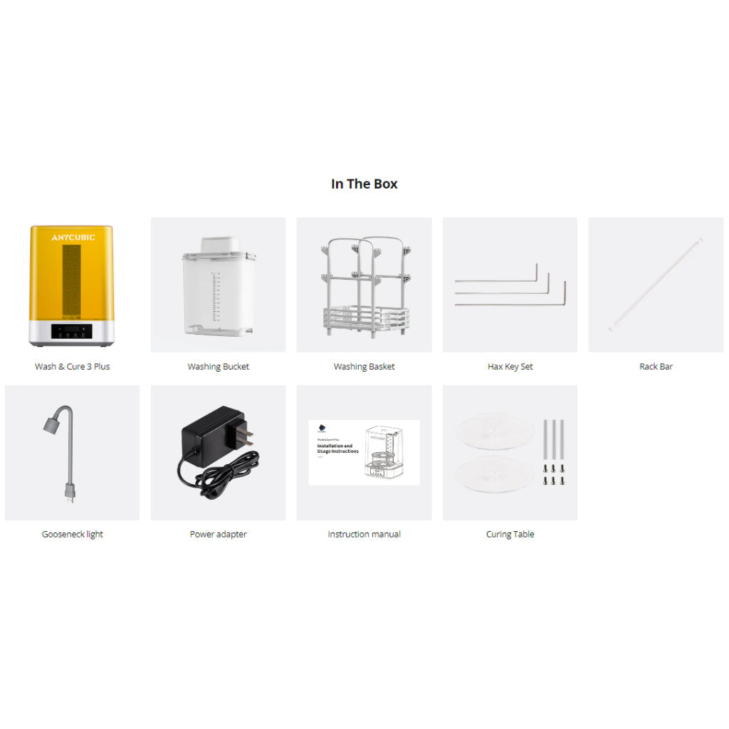 ANYCUBIC Wash and Cure Station and Plus  (Compatible with Elegoo, Creality, Phrozen, and others)