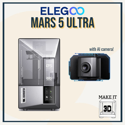 Elegoo Mars 5 Ultra with AI Camera - Ultra fast mSLA Resin 3D Printer