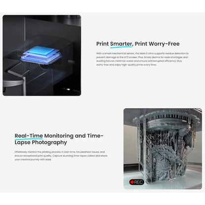 Elegoo Mars 5 Ultra with AI Camera - Ultra fast mSLA Resin 3D Printer