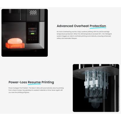 Elegoo Mars 5 Ultra with AI Camera - Ultra fast mSLA Resin 3D Printer