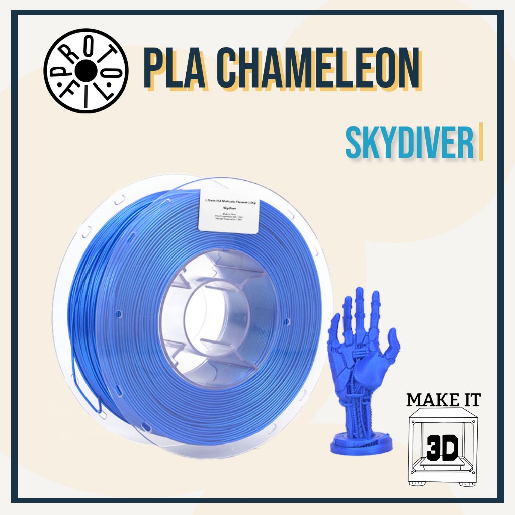 ProtoFil Chameleon PLA 1kg Twinkling 3D Printing Filament 1.75mm