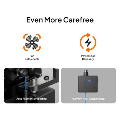 ELEGOO Centauri Carbon FDM 3D Printer fully enclosed coreXY w/ upgraded light bar and AMS port