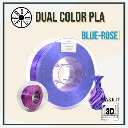 ProtoFil 1kg Tri-Color PLA and Dual Color PLA 3D Printer Filament 1.75mm